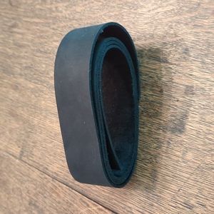 Black leather strip